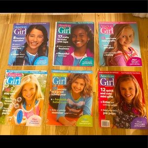 RARE 6 issues of AG American Girl Magazine 2012